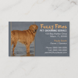 Carte de visite pour Toiletteur d'animaux de compa
