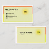 Carte de visite. pour tous les objectifs. (Devant / Derrière)