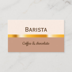 Carte de visite pour un café ou un café.