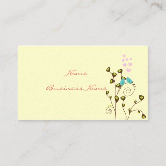 Carte de visite pour Wedding planners (Dos)