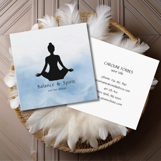 Carte de visite pour yoga
