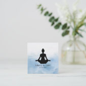 Carte de visite pour yoga (Debout devant)