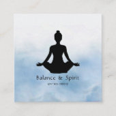 Carte de visite pour yoga (Devant)