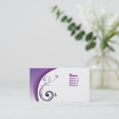 Carte de visite pourpre (Debout devant)