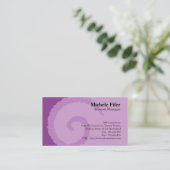Carte de visite pourpre curl (Debout devant)