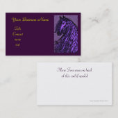 carte de visite pourpre de cheval (Devant / Derrière)