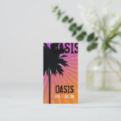 CARTE DE VISITE POURPRE DE PALMIER DE 311 OASIS (Debout devant)
