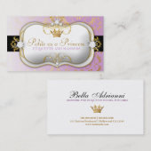 Carte De Visite pourpre divin d'or de 311-Ciao Bella (Devant / Derrière)