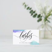 Carte De Visite Pourpre et artiste de mèche de calligraphie de (Debout devant)