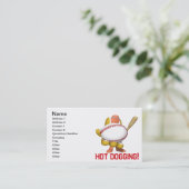 Carte De Visite Poursuite chaude (Debout devant)