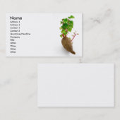 Carte De Visite Pousses de plante de patate douce (Devant / Derrière)