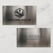 Carte De Visite Poutre de traction de treuil de construction | Met (Devant / Derrière)