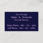 Carte De Visite POUVEZ… - Customisé - customisé… - Customisé (Dos)