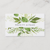 Carte De Visite prairie sauvage | Botanique (Devant)