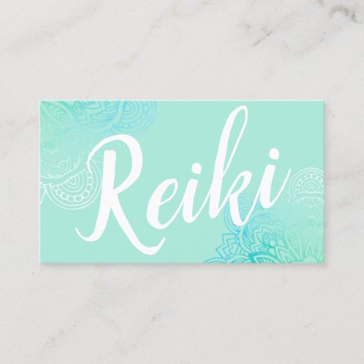 Carte De Visite Praticien/Carte de visite instructeur Usui Reiki (Devant)