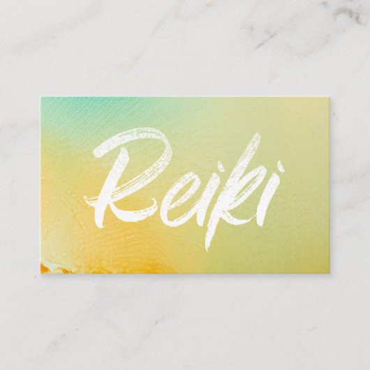 Carte De Visite *~*Praticien de Reiki Master Energy Healer (Devant)