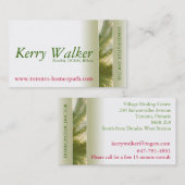 Carte De Visite Praticien holistique (Devant / Derrière)