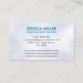 Carte De Visite Pratique de médecine fonctionnelle (Dos)