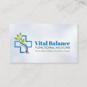 Carte De Visite Pratique de médecine fonctionnelle (Devant)