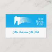 Carte De Visite pratique dentaire | Professionnel Médicale (Dos)