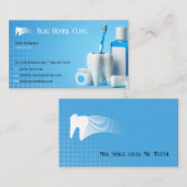 Carte De Visite pratique dentaire | Professionnel Médicale (Devant / Derrière)