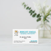Carte De Visite Pratique des dentistes (Debout devant)