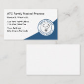 Carte De Visite Pratique Médicale générale (Devant / Derrière)