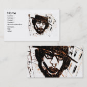 CARTE DE VISITE PRÉ BLANC PENSÉ PAR MISSION (Devant / Derrière)