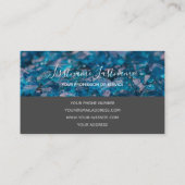 Carte De Visite Precious saphir gems luxe bijoux en cristal (Dos)