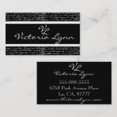 Carte De Visite préétabli (Devant / Derrière)