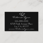 Carte De Visite préétabli (Dos)