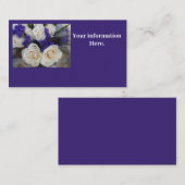 Carte De Visite Prélever (Devant / Derrière)