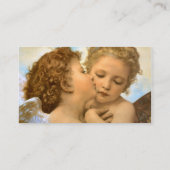 Carte De Visite Premier baiser, L'Amour et Psyché, Enfants, Bougue (Dos)