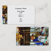 Carte De Visite Premier Carousel Ride - Platine (Devant / Derrière)