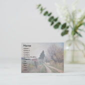 Carte De Visite PREMIER PRINTEMPS EN GOUVERNALAIS / Paysage Toscan (Debout devant)