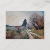 Carte De Visite PREMIER PRINTEMPS EN GOUVERNALAIS / Paysage Toscan (Dos)