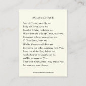 Carte De Visite Première communion Jésus Chalice Prière Rose (Dos)