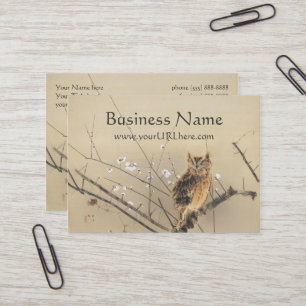 Carte De Visite Premières fleurs de prune par Nishimura Goun, art