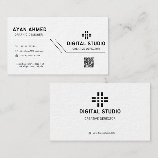 Carte de visite Premium (Devant / Derrière)