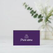 Carte de visite Premium (Debout devant)