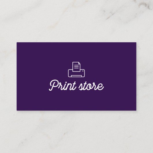 Carte de visite Premium (Dos)