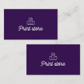 Carte de visite Premium (Devant / Derrière)