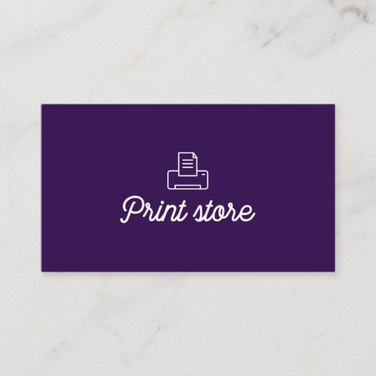 Carte de visite Premium (Devant)