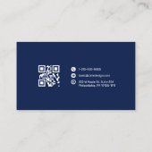 Carte de visite Premium avec code QR (Dos)