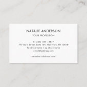 Carte De Visite Premium Crocodile Texture Burgundy & Gold  (Dos)