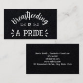 Carte de visite Premium de conseil en lactation (Devant / Derrière)