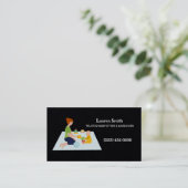 Carte de visite Premium de garde d'enfants (Debout devant)