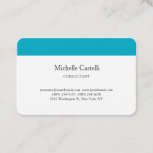 Carte De Visite Premium Linen Professionnel Unique Classique Simpl