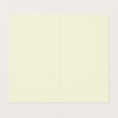 Carte De Visite Premium Linge Rouge tendance Monogramme moderne (Intérieur déplié)