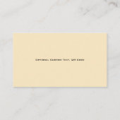 Carte de visite Premium - Matte/Glossy et Fast per (Dos)